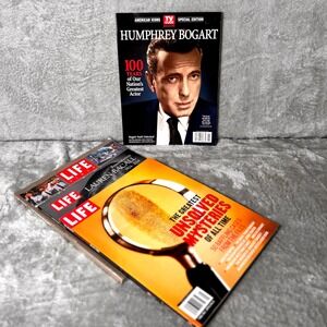 LIFE Magazine Special Humphrey Bogart Lauren Bacall Unsolved Mysteries TV Guide